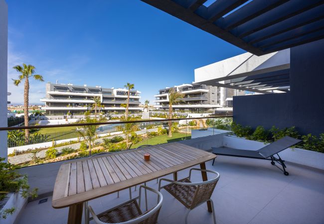 Apartment in Torrevieja - Lagoons Village – Luxury Apartment with Private Terrace, Spa & Wellness Resort
